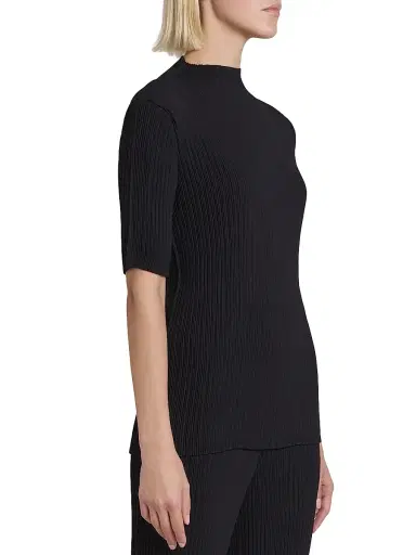 Issey Miyake Women's Hatching Pleats Top - Black - Size Small | Thumbnail 4 Issey Miyake Women's Hatching Pleats Top - Black - Size Small | Thumbnail 4