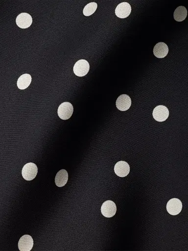 Prada Women's Printed Silk Twill 65CM Square Scarf - Black | Thumbnail 3