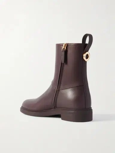 Loro Piana Kilda Paneled Leather Ankle Boots | Thumbnail 3