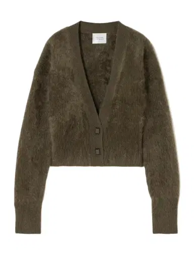 Galvan Loom Brushed Cashmere-blend Cardigan | Thumbnail 1 Galvan Loom Brushed Cashmere-blend Cardigan | Thumbnail 1