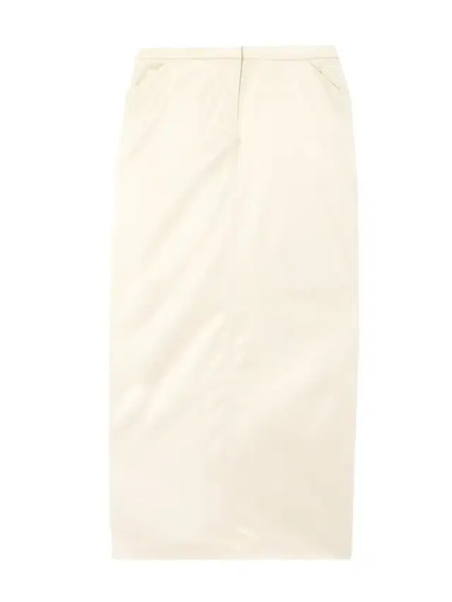 Organic Cotton-blend Satin Midi Skirt