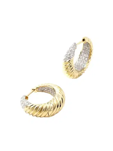 Yvonne Léon 18-karat Gold Diamond Earrings | Thumbnail 1 Yvonne Léon 18-karat Gold Diamond Earrings | Thumbnail 1
