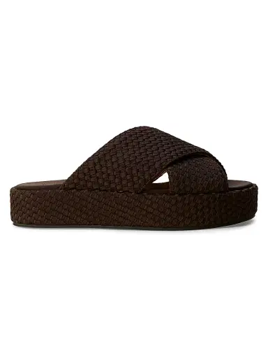 Naghedi Women's Laguna Platform Sandals - Chocolate - Size 5 | Thumbnail 1