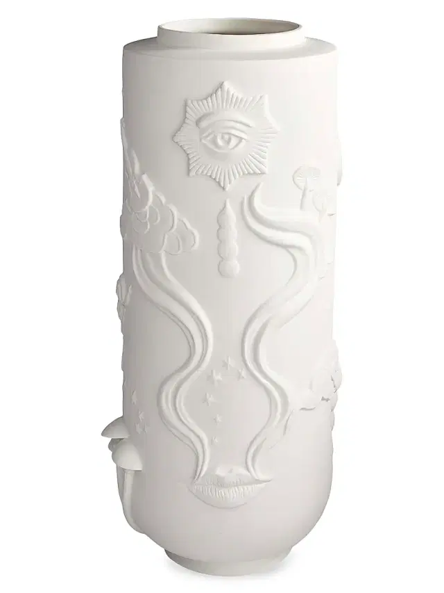 Dreamscape Porcelain Vase - White