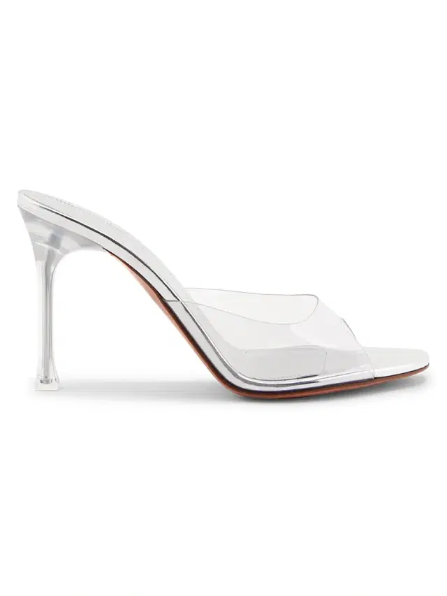 Amina Muaddi Women's Alexa 95MM Transparent PVC Mules - Pvc Transparent