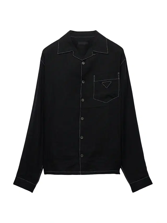 Men's Linen Shirt - Black