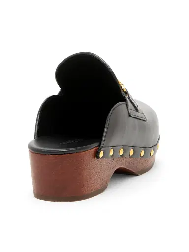 TOM FORD Women's 40MM Leather Clogs - Black | Thumbnail 3 TOM FORD Women's 40MM Leather Clogs - Black | Thumbnail 3