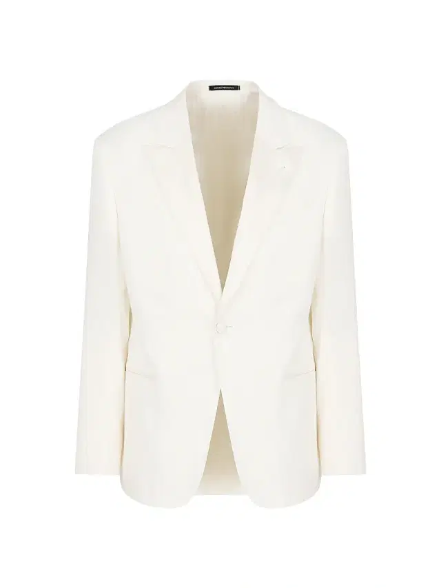 Emporio Armani Men's Solid Bamboo Dinner Jacket - White Cream