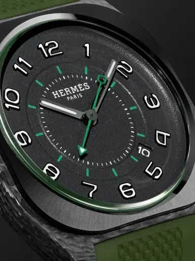Hermès Timepieces H08 Automatic Glass Fibre Watch, Ref. 402991WW00 - Men | Thumbnail 6 Hermès Timepieces H08 Automatic Glass Fibre Watch, Ref. 402991WW00 - Men | Thumbnail 6