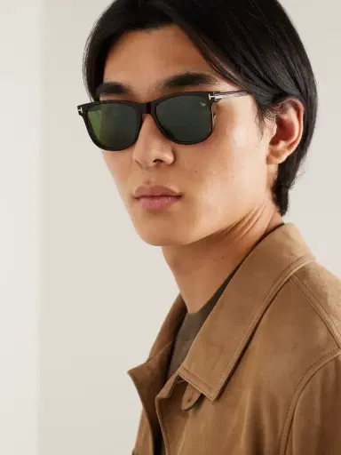 Tom Ford Sinatra D-Frame Tortoiseshell Acetate and Silver-Tone Sunglasses - Men | Thumbnail 2 Tom Ford Sinatra D-Frame Tortoiseshell Acetate and Silver-Tone Sunglasses - Men | Thumbnail 2