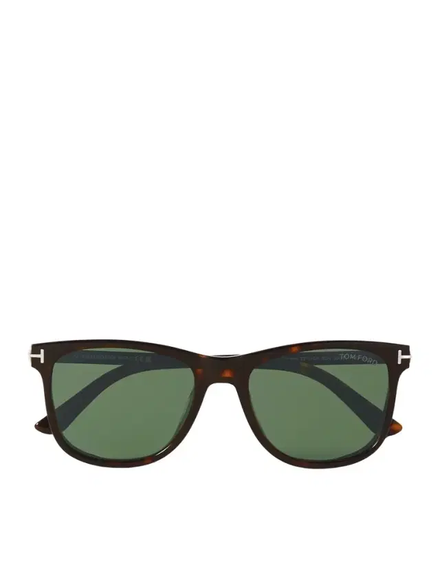 Tom Ford Sinatra D-Frame Tortoiseshell Acetate and Silver-Tone Sunglasses - Men