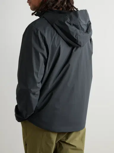 Portal Level Alpha Logo-Print Fleece-Trimmed Recycled-Shell Jacket - Men | Thumbnail 4 Portal Level Alpha Logo-Print Fleece-Trimmed Recycled-Shell Jacket - Men | Thumbnail 4