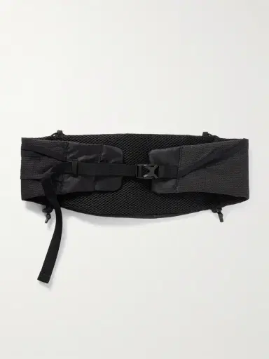 Portal Borders Embroidered Ripstop-Trimmed Mesh Belt Bag - Men | Thumbnail 4