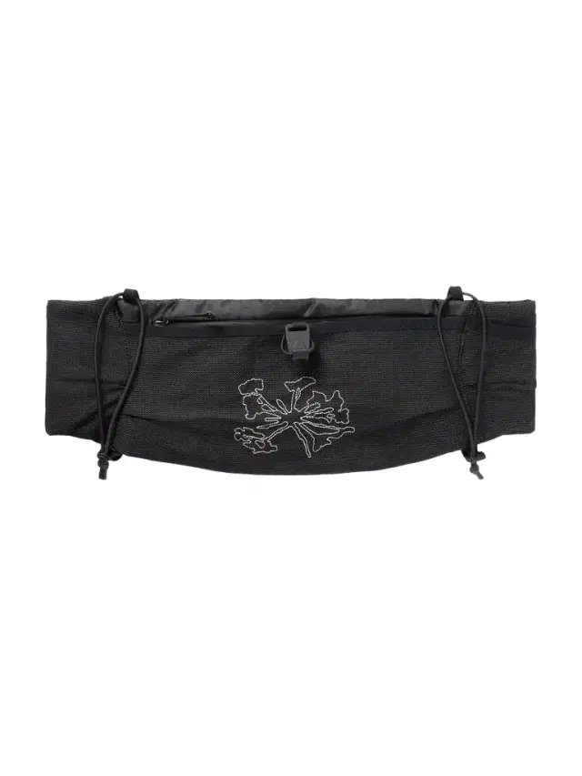 Borders Embroidered Ripstop-Trimmed Mesh Belt Bag - Men
