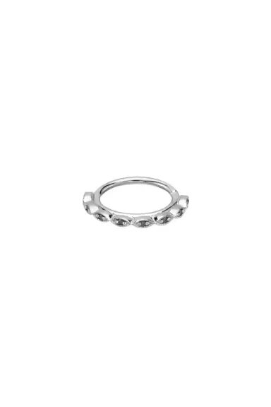 BVLA Black Diamond Violet Seam Ear Ring | Thumbnail 1 BVLA Black Diamond Violet Seam Ear Ring | Thumbnail 1