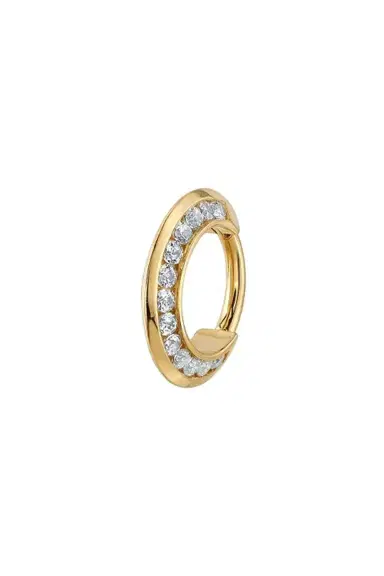 BVLA Diamond Breathless Hinge Ear Ring | Thumbnail 1