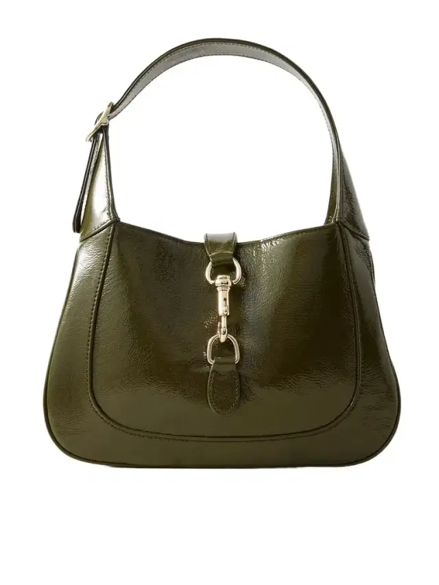 Jackie Small Patent-leather Shoulder Bag