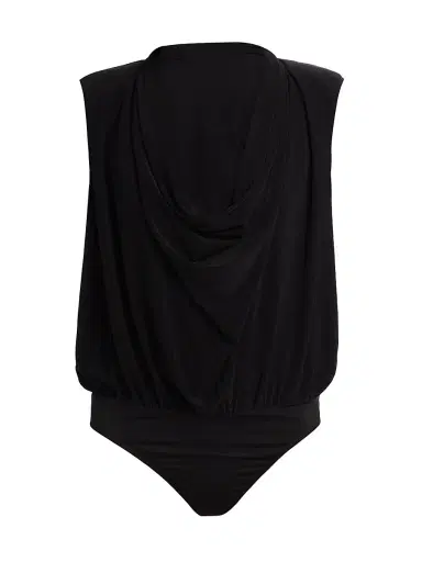 Ramy Brook Women's Eden Stretch Jersey Sleeveless Bodysuit - Black | Thumbnail 1 Ramy Brook Women's Eden Stretch Jersey Sleeveless Bodysuit - Black | Thumbnail 1
