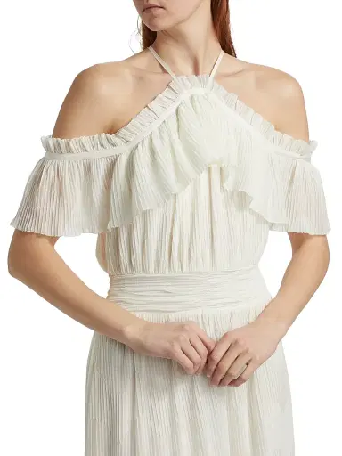 Ramy Brook Women's Zavi Halter Midi-Dress - | Thumbnail 6