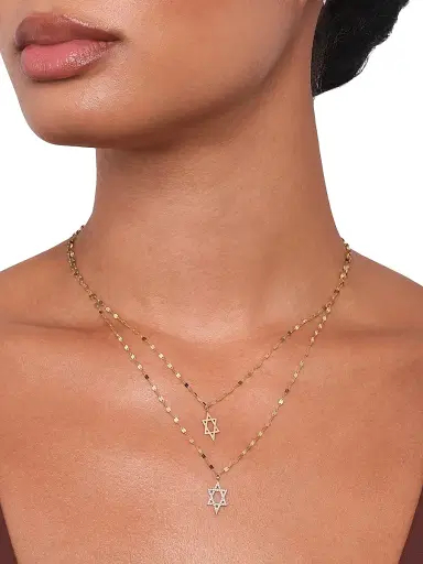 Lana Women's Flawless Star Of David 14K Yellow Gold & 0.12 TCW Pendant Necklace - Yellow Gold | Thumbnail 2
