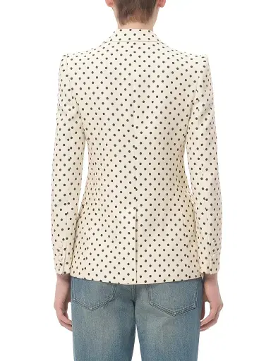 Valentino Garavani Women's Supergran Plusdepois Print Jacket - Birch Black - Size 4 | Thumbnail 4