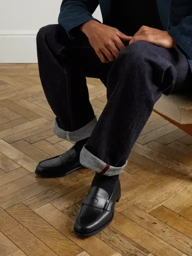 Drake's Charles Leather Penny Loafers - Men | Thumbnail 2 Drake's Charles Leather Penny Loafers - Men | Thumbnail 2