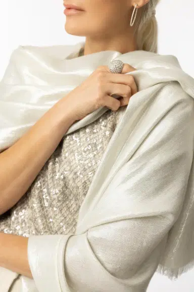 JANE CARR The Mercury Wrap - Bianco | Thumbnail 4