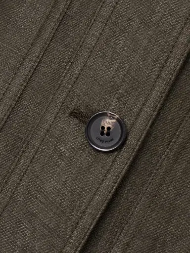 Loro Piana Jaylon Belted Linen And Wool-blend Jacket | Thumbnail 4 Loro Piana Jaylon Belted Linen And Wool-blend Jacket | Thumbnail 4