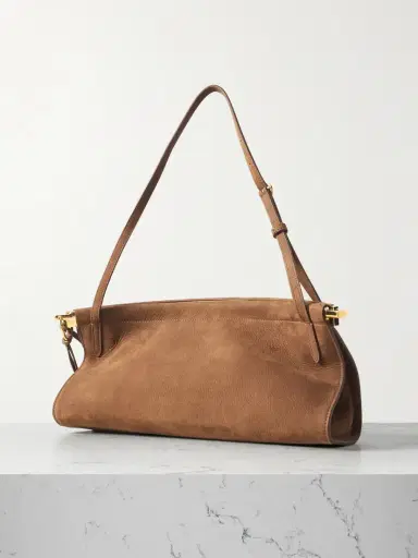 Alaïa Click Medium Nubuck Shoulder Bag | Thumbnail 3