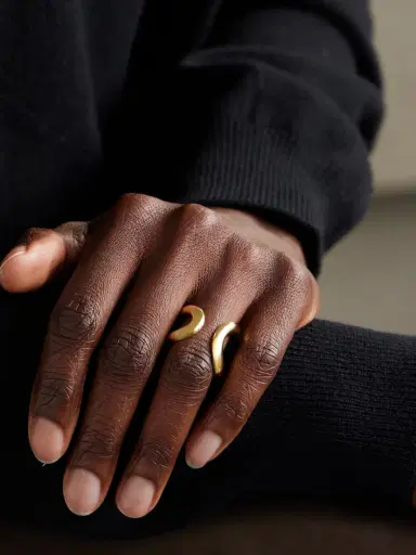 LIÉ STUDIO The Alma Gold-tone Ring | Thumbnail 2