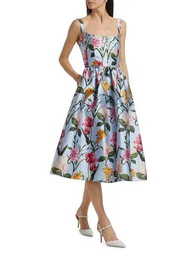 SACHIN & BABI Women's Olena Floral Midi-Dress | Thumbnail 2