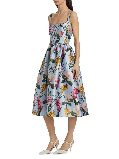 SACHIN & BABI Women's Olena Floral Midi-Dress | Thumbnail 4