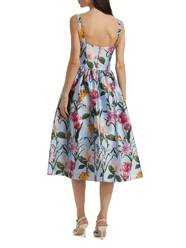 SACHIN & BABI Women's Olena Floral Midi-Dress | Thumbnail 5