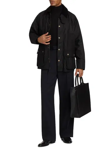 Nili Lotan Men's Kylian Cotton-Blend Jacket - Black - Size XXL | Thumbnail 2 Nili Lotan Men's Kylian Cotton-Blend Jacket - Black - Size XXL | Thumbnail 2