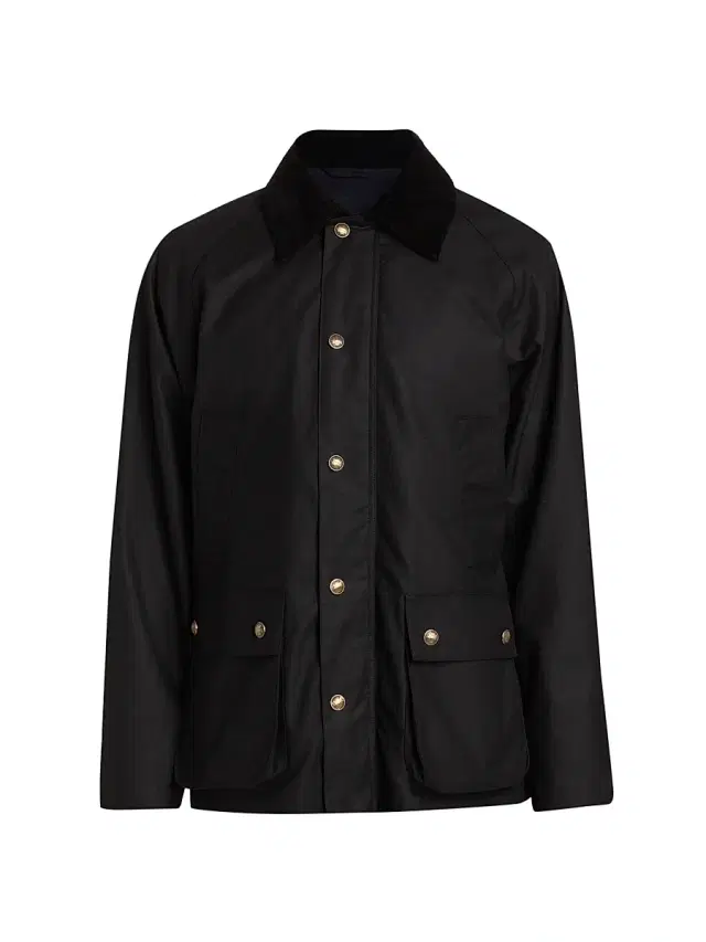Nili Lotan Men's Kylian Cotton-Blend Jacket - Black