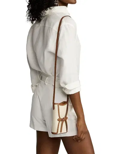 Ralph Lauren Collection Women's The Ralph Canvas Phone Pouch | Thumbnail 2