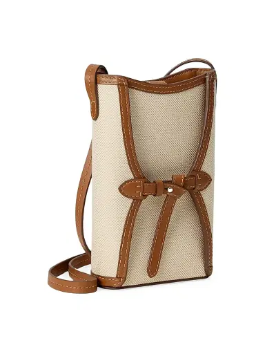 Ralph Lauren Collection Women's The Ralph Canvas Phone Pouch | Thumbnail 4