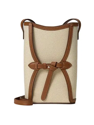 Ralph Lauren Collection Women's The Ralph Canvas Phone Pouch | Thumbnail 1