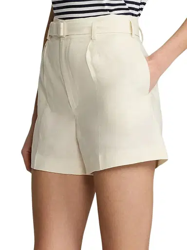 Ralph Lauren Collection Women's Denise Linen Shorts - Cream | Thumbnail 3