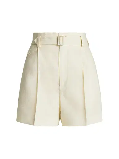 Ralph Lauren Collection Women's Denise Linen Shorts - Cream | Thumbnail 1