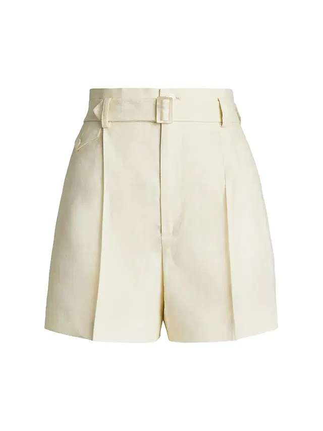 Women's Denise Linen Shorts - Cream