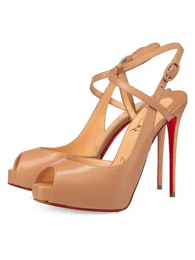 Christian Louboutin Women's Jenlove Alta Leather 120MM Strappy Pumps | Thumbnail 2 Christian Louboutin Women's Jenlove Alta Leather 120MM Strappy Pumps | Thumbnail 2