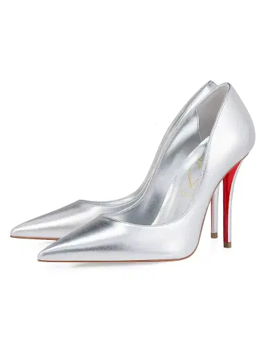 Christian Louboutin Women's Miss Z 100MM Leather Pumps | Thumbnail 2 Christian Louboutin Women's Miss Z 100MM Leather Pumps | Thumbnail 2