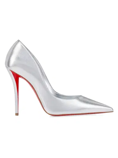 Christian Louboutin Women's Miss Z 100MM Leather Pumps | Thumbnail 1 Christian Louboutin Women's Miss Z 100MM Leather Pumps | Thumbnail 1