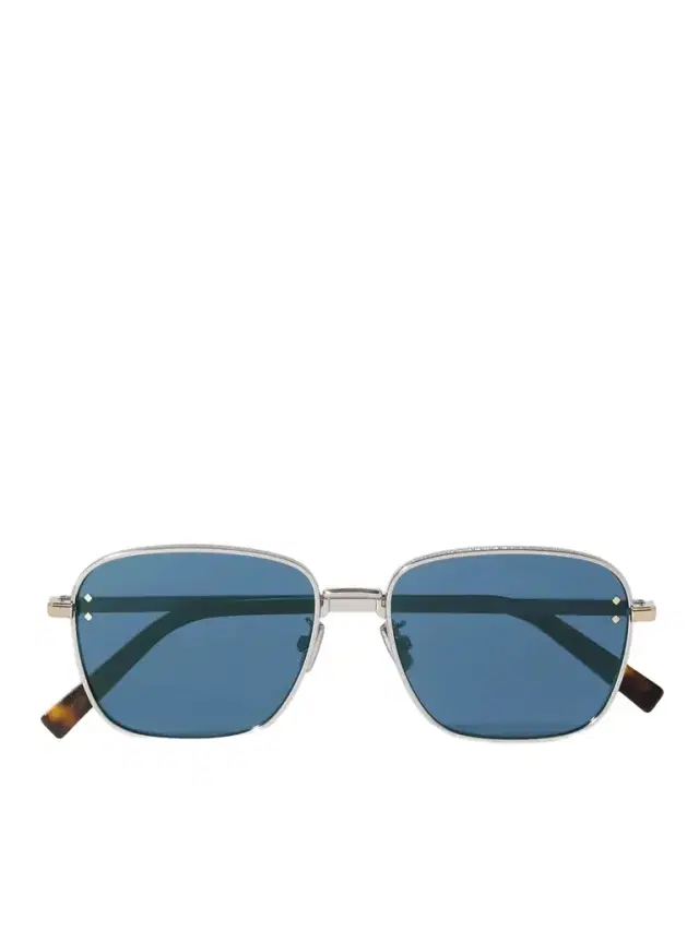 CD Diamond S4U D-Frame Silver-Tone and Tortoiseshell Acetate Sunglasses - Men