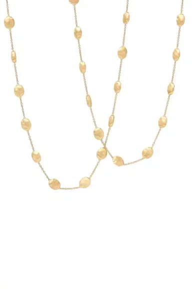 MARCO BICEGO Large Bean Siviglia Long Necklace | Thumbnail 1