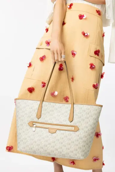 MOREAU Monaco Tote - Champagne Cappuccino | Thumbnail 4