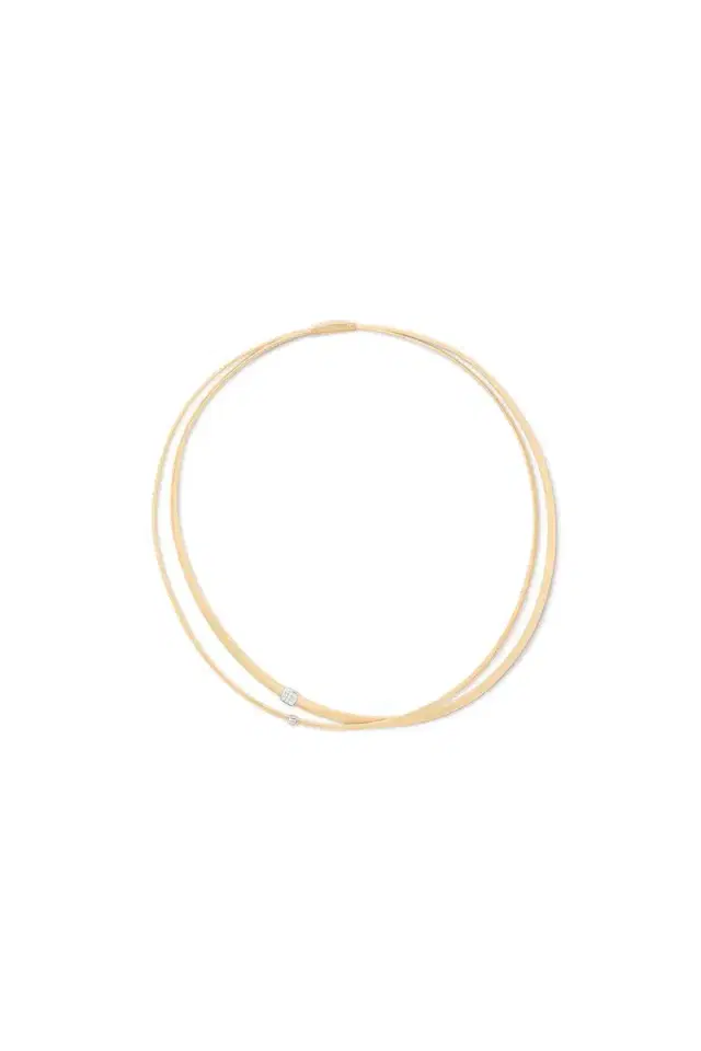 MARCO BICEGO Two Strand Diamond Masai Necklace