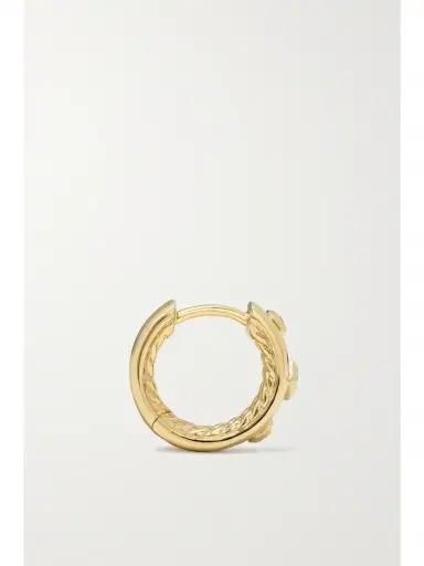 David Yurman Modern Renaissance 18-karat Gold Diamond Hoop Earrings | Thumbnail 3 David Yurman Modern Renaissance 18-karat Gold Diamond Hoop Earrings | Thumbnail 3