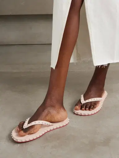 Christian Louboutin Super Loubi Studded Rubber Flip Flops | Thumbnail 2 Christian Louboutin Super Loubi Studded Rubber Flip Flops | Thumbnail 2